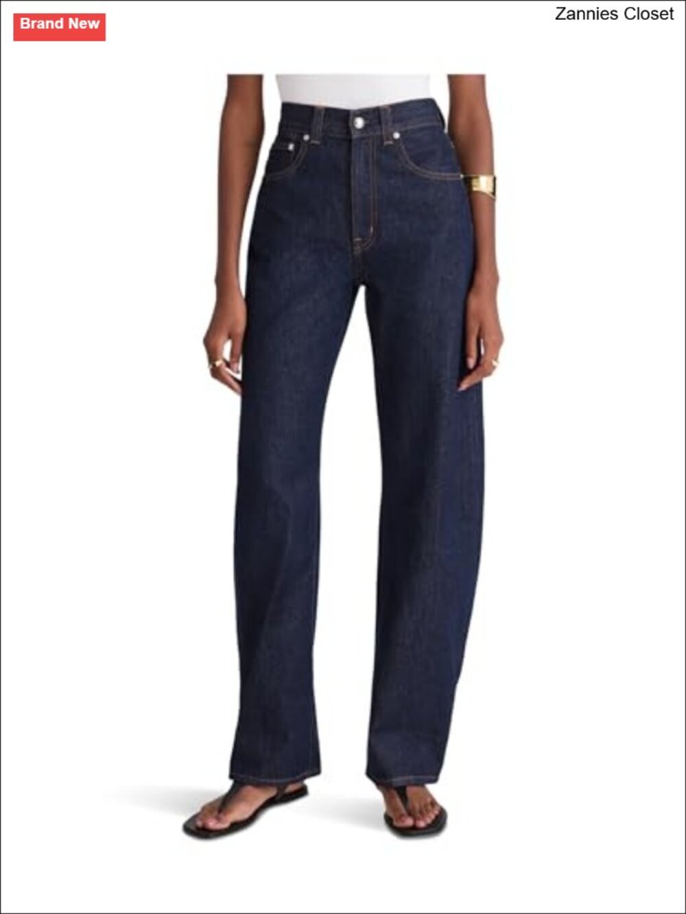 High Rise Wide Leg Relaxed Fit Balloon Jeans 100% Cotton